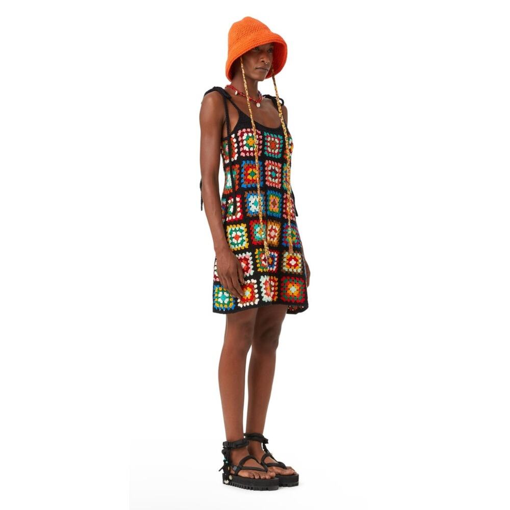 Alanui Positive Vibes Hand Crochet Dress - Picture 7 of 16